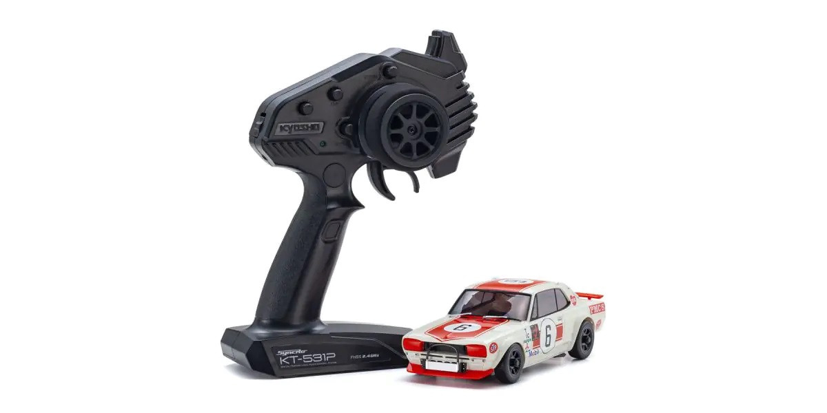 32643R MINI-Z AWD NISSAN SKYLINE 2000GT-R (KPGC10) Racing 1972 No.6 Red