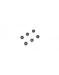 97059-02BK Aluminum Collar (3x7x2mm/Black/6pcs)