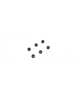 97059-03BK Aluminum Collar (3x7x3mm/Black/6Pcs)