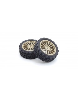 FATH708GM Glued Rally TireFZ02-R(15-Spoke Gold/M/2p)