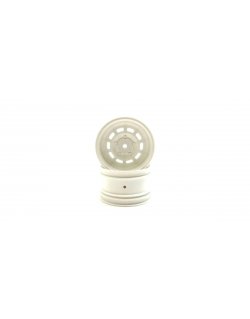 LAH002W 2.2 10Hole Wheel(Rear/White/2pcs)
