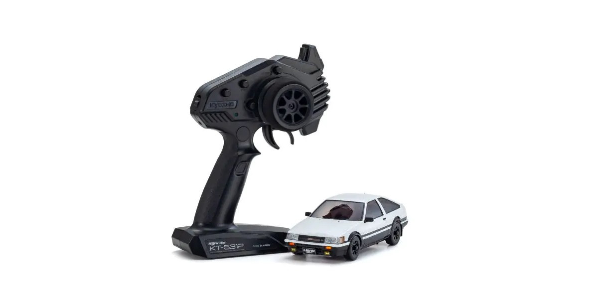 32641WBK MINI-Z AWD Toyota COROLLA LEVIN AE86 White/Black