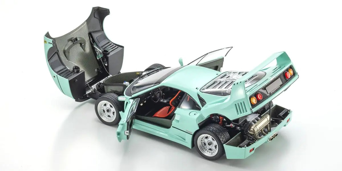 08416MG Ferrari F40 Mint Green KYOSHO ORIGINAL 1/18 scale Diecast