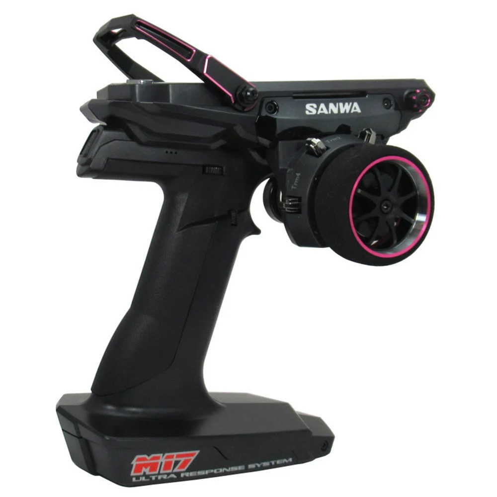 SWM17PINK Sanwa M17 Pink Limited Edition w/ RX-493i Receiver FH5 4-Channel 2.4GHz