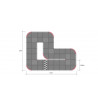 87053 Mini-Z GrandPrix Circuit 50 Short(48pcs)