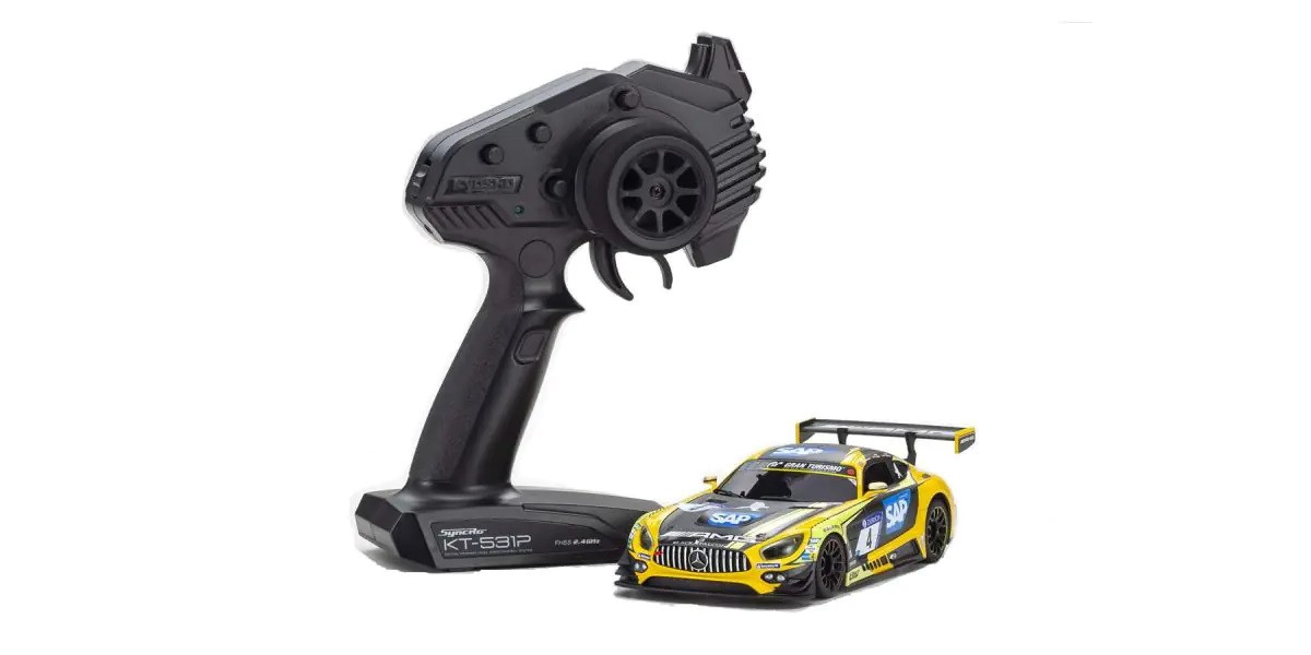 32355YBK MINI-Z RWD readyset Mercedes-AMG GT3 No.4 24H Nurburgring 2018
