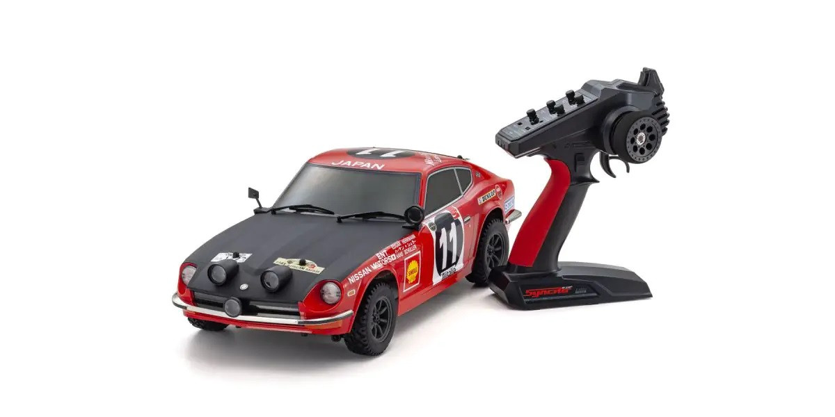 34482T1 1971 DATSUN 240Z RALLY 1:10 Scale Radio Controlled Electric Powered 4WD FAZER Mk2 FZ02-R Series readyset