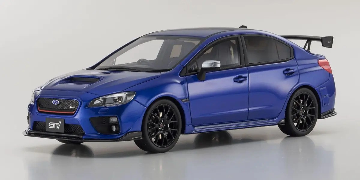 KSR18021BL Kyosho SAMURAI 1/18 scale Subaru S207 NBR Challenge Package Blue