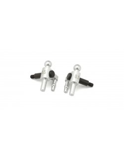 MZW710-05 Aluminum Steering Block(0.5 degree camber angle/MR-04)
