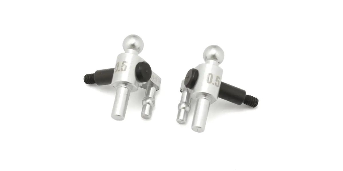 MZW710-05 Aluminum Steering Block(0.5 degree camber angle/MR-04)