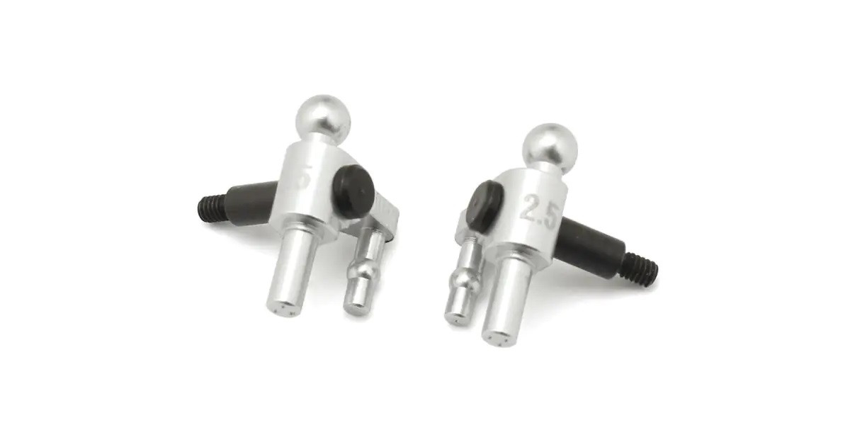 MZW710-25 Aluminum Steering Block(2.5 degree camber angle/MR-04)