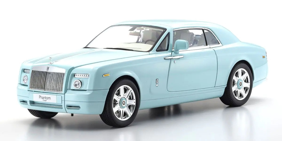 08862TBL 1/18 scale Rolls Royce Phantom Coupe Turquoise KYOSHO ORIGINAL