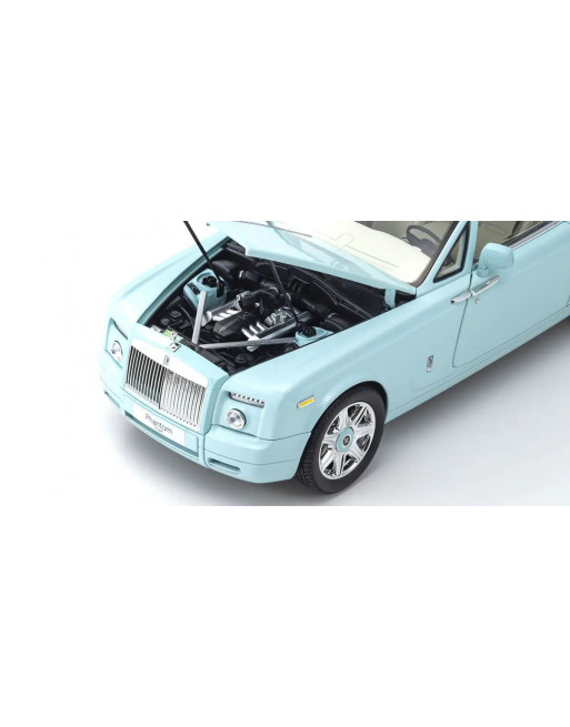 Kyosho Rolls Royce Phantom 2008 échelle 1/18 Turquoise - Modèle Réduit Collector Neuf Sous Blister