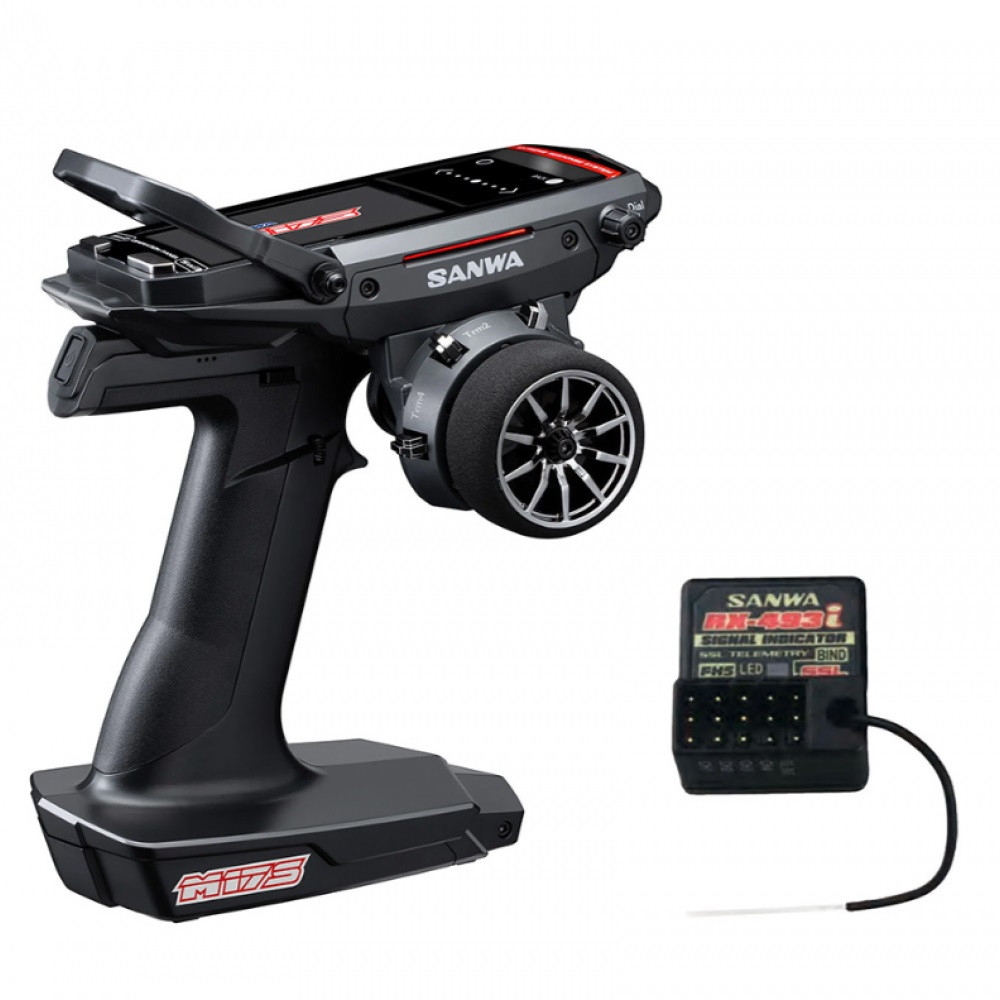SWM17S SANWA M17S FH5 4-Channel 2.4GHz Radio System w/ RX-493i