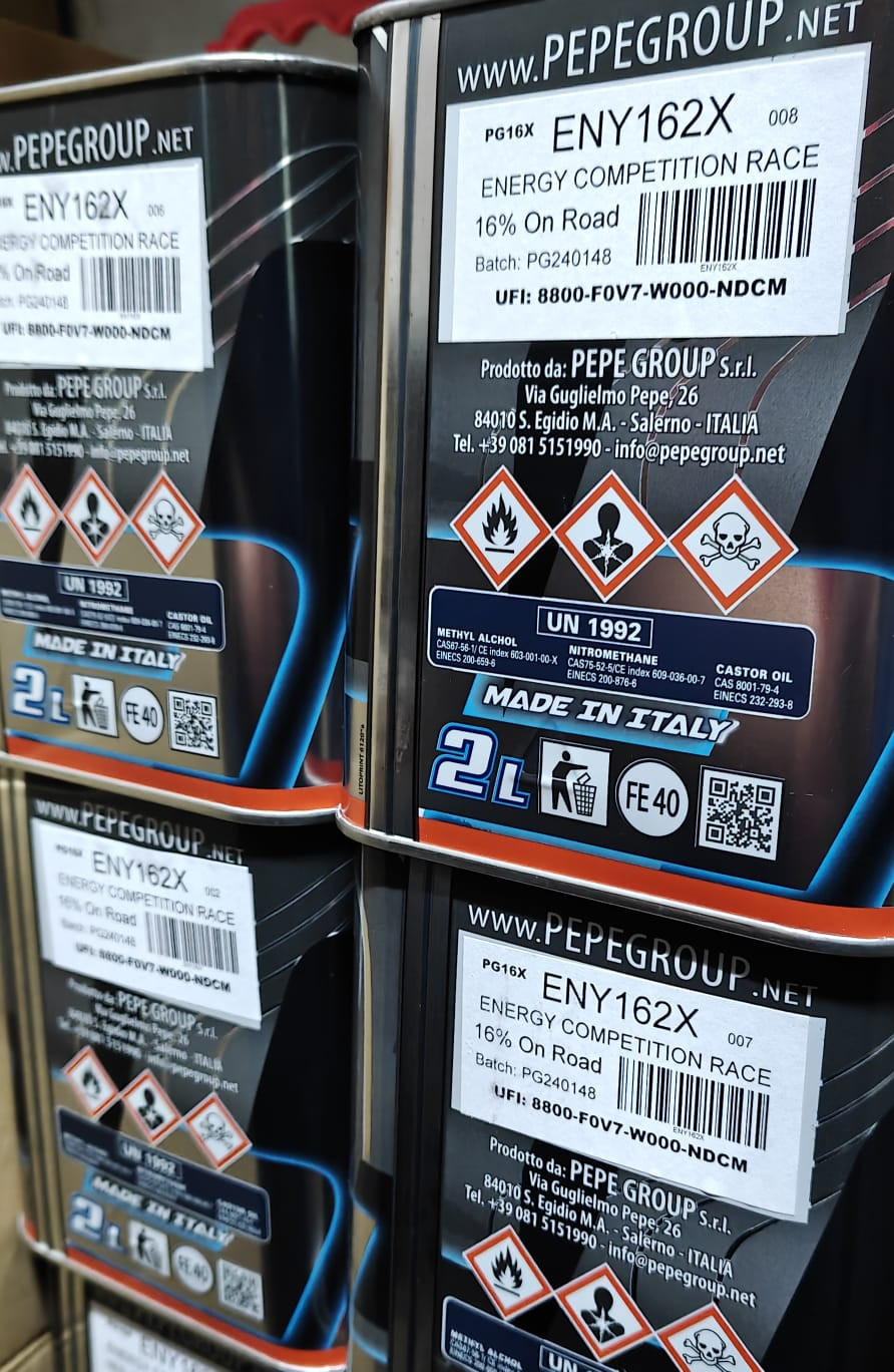 ENY162X 16% ENERGY On Road RACE Competition Nitro Fuel 2 Liters