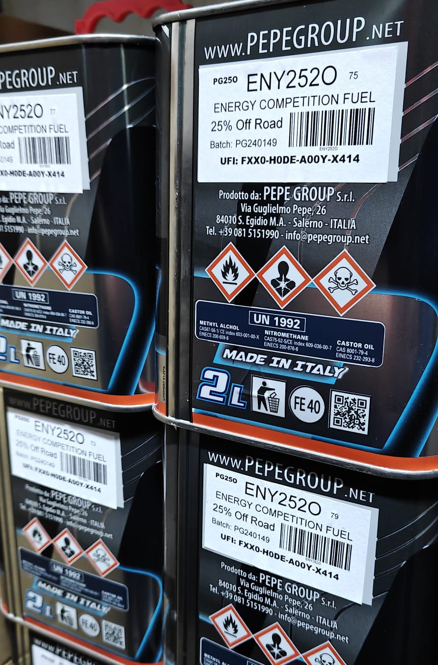 ENY252O 25% ENERGY Off Road RACE Competition Nitro Fuel 2 Liters