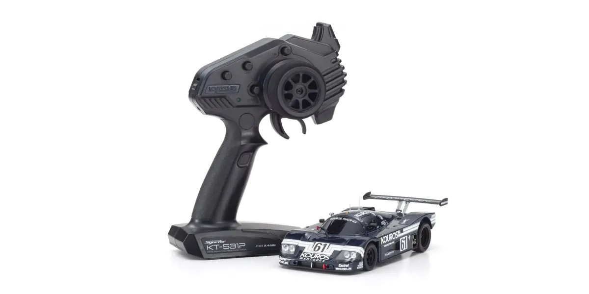 32362KR MINI-Z RWD MR-04 readyset Sauber-Mercedes Gruppe-C-Rennsportwagen C9, Nr.61, LM1988