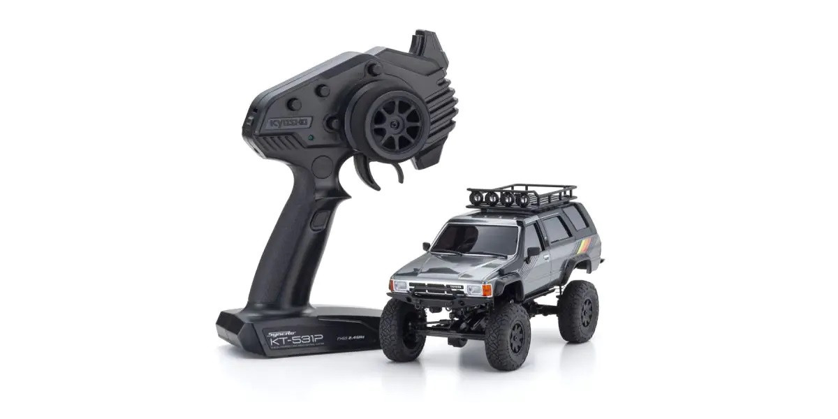 32540GM MINI-Z 4x4 readyset TOYOTA 4Runner (Hilux Surf) with Accesorry parts Dark Gray Metallic