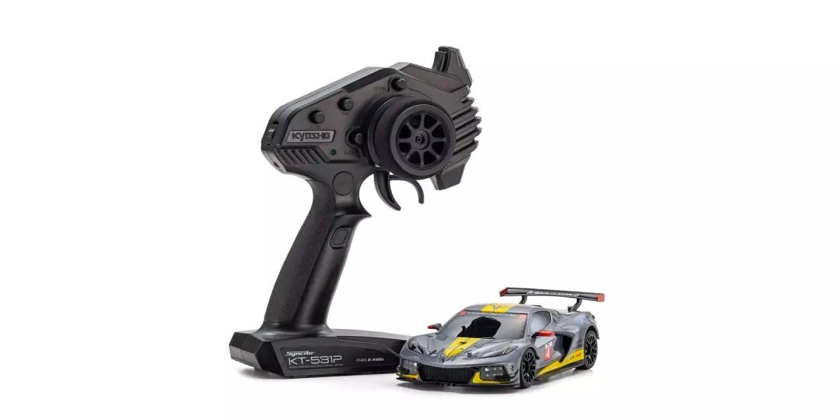 32356GM MINI-Z RWD MR-04 readyset CHEVROLET® CORVETTE® C8.R Gunmetal
