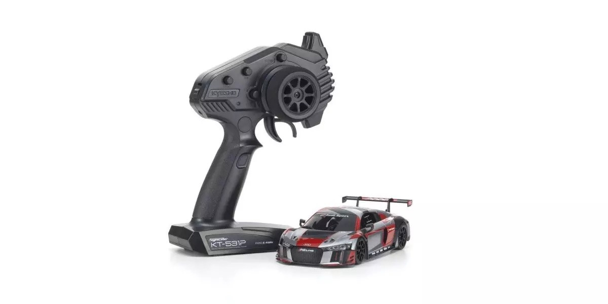 32357RGB MINI-Z RWD MR-04 readyset Audi R8 LMS 2016 “Gray/Red”
