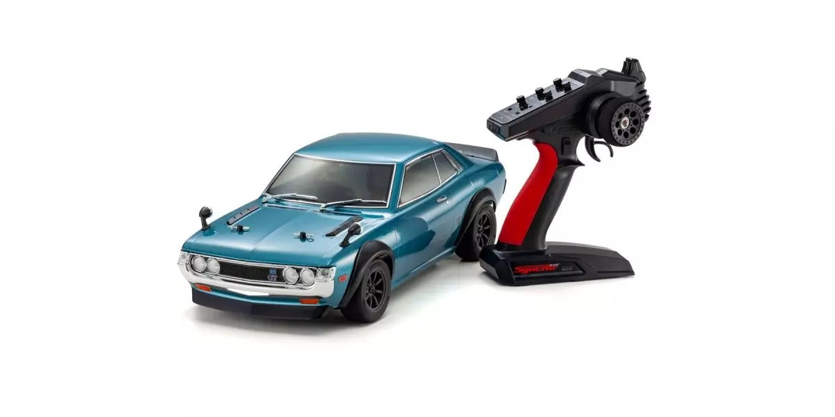 34429T1 1/10 RC EP 4WD FAZER Mk2 FZ02 Series Readyset 1970 TOYOTA CELICA GT Tuned Ver. Orion Turquoise