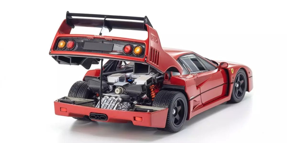 08416RLM 1/18 scale Ferrari F40 Light Weight LM Wing (Red) KYOSHO ORIGINAL