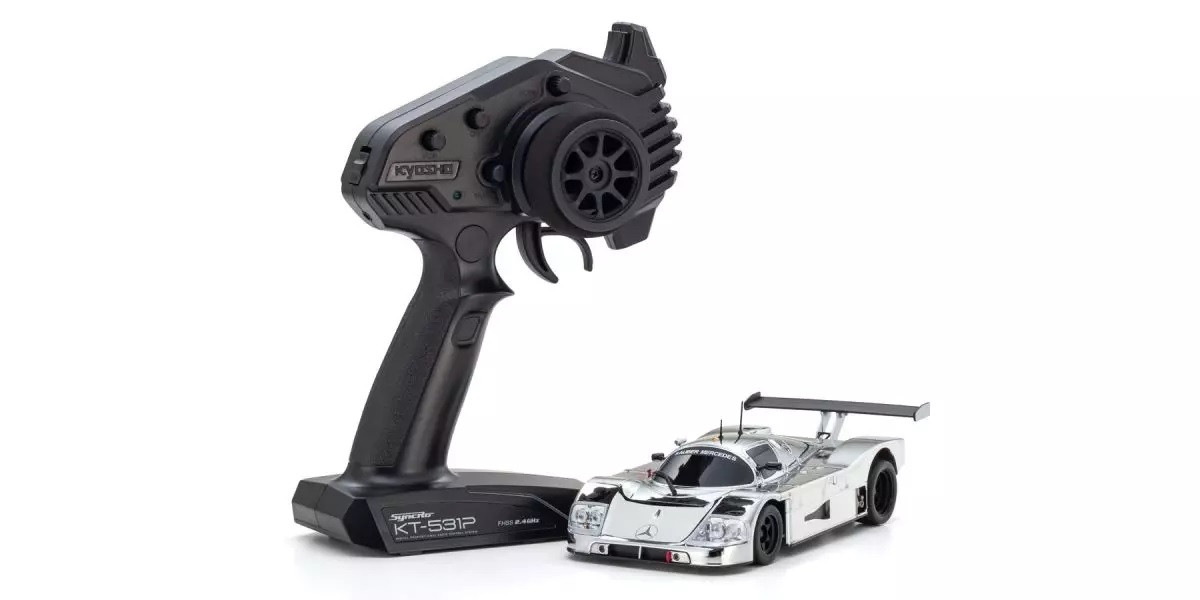 32362CRG MINI-Z RWD MR-04 readyset Sauber-Mercedes Gruppe-C-Rennsportwagen C9, Nr.61, LM1988 CHROME
