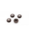 IFW649GM Wheel Nut(Gun Metallic/4pcs/Flange Cap/Serration)
