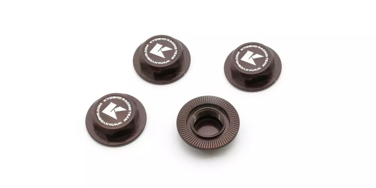 IFW649GM Wheel Nut(Gun Metallic/4pcs/Flange Cap/Serration)