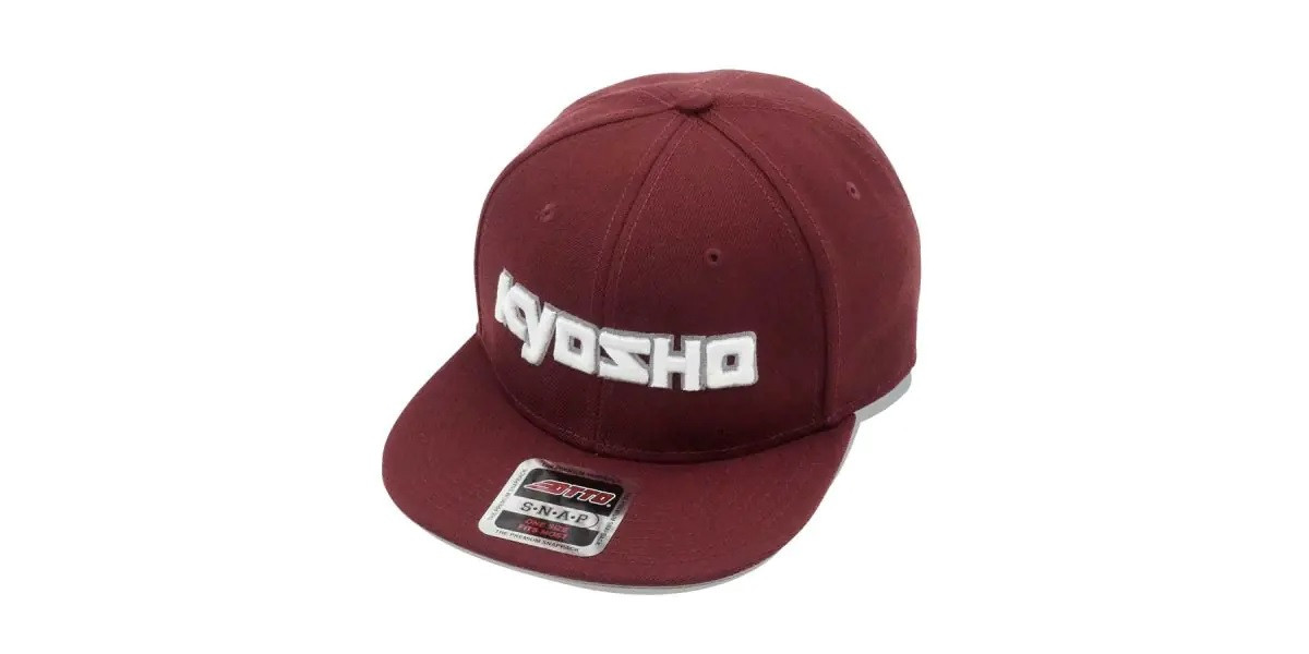 KOS-CAP01BG KYOSHO 3D Cap (Burgundy/Free)