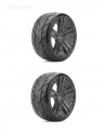 JKO1103CBMSGB JETKO POWER 1/8 GT VERTEX/Claw Rim/Black/Medium Soft/Glued/Belted