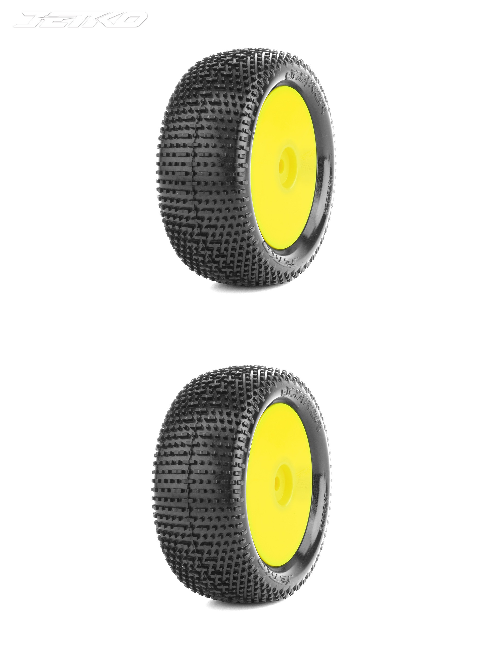 JKO2009DYSSG JETKO  1/10 Buggy 4WD Front-DESIRER/Dish/Yellow Rim/Super Soft/Glued