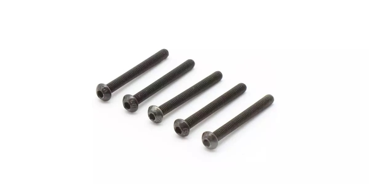 1-S13028H Button Head Screw (M3x28)(Hex/5pcs)