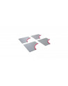 87213 Mini-Z Carpet Track 50 Large Corner (12pcs)