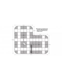 87212 Mini-Z Carpet Track 50 Expansion Set (44pcs)