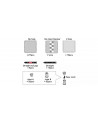 87212 Mini-Z Carpet Track 50 Expansion Set (44pcs)