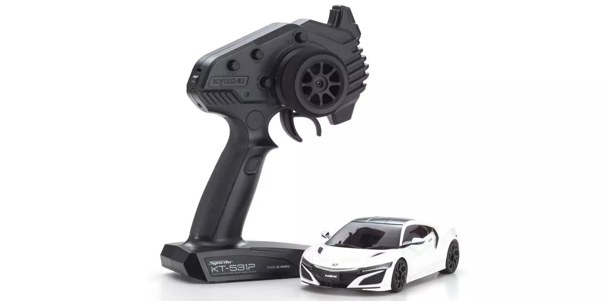 32376W MINI-Z RWD MR-04 readyset Honda NSX 130R white