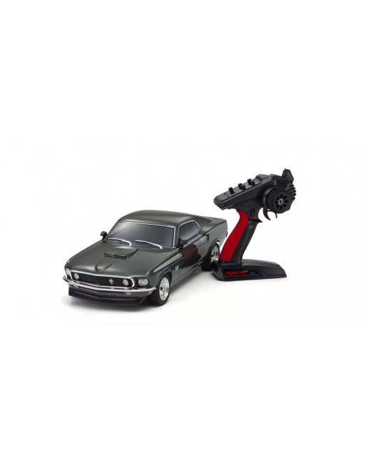 34437T1 1:10 Scale RC Electric Powered 4WD FAZER Mk2 FZ02L readyset 1969 Ford Mustang Boss 429 Black Jade