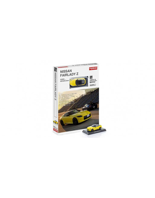 KYOSHO MINI CAR & BOOK No.13 NISSAN FAIRLADY Z IKAZUCHI Yellow K07117Y