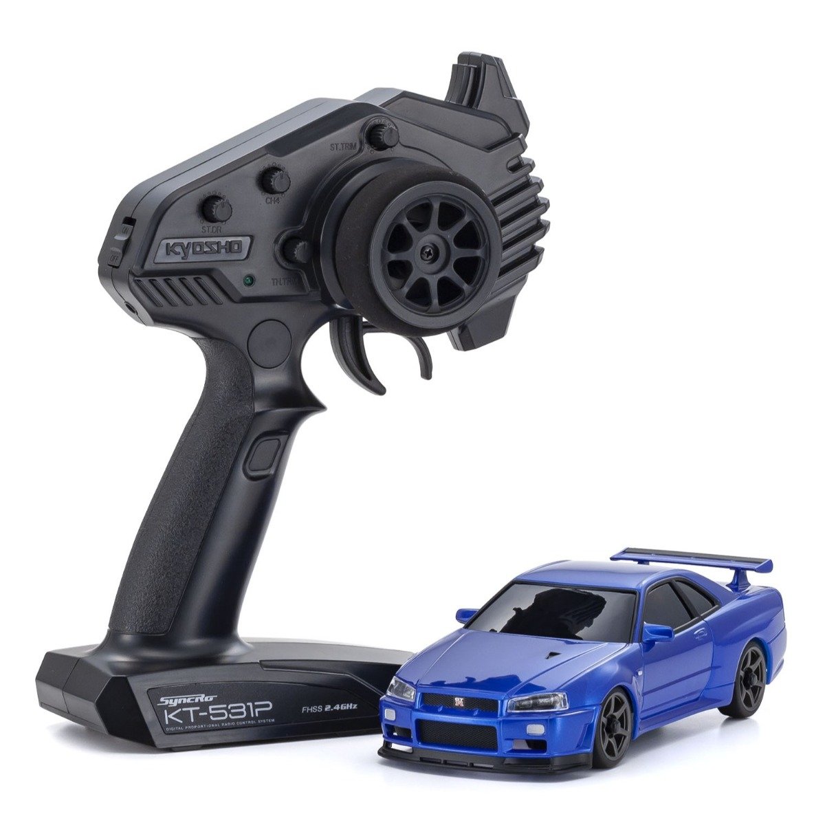 32658MB Minute AWD Nissan Skyline GT-R R34 V.spec II Nur-Metallic Blue