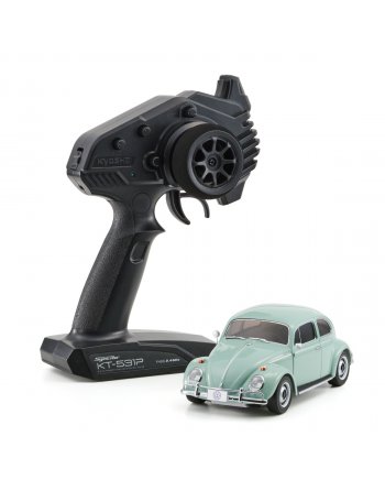 32374BBL MINI-Z RWD MR-04 readyset VW Beetle 1966 Model Bahama Blue RC