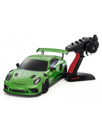 34445T1 1:10 Scale Radio Controlled Electric Powered 4WD FAZER Mk2 FZ02 Series readyset 2018 PORSCHE 911 GT3 RS Lizard Green