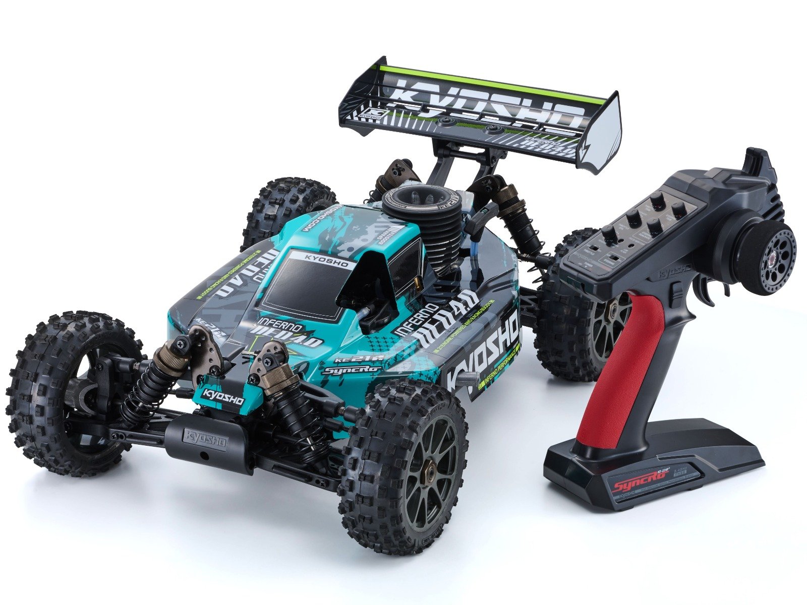 33029T2S 1:8 Scale Radio Controlled .21Engine Powered 4WD Racing Buggy Readyset INFERNO NEO 4.0 Color type 2 w/KT-231P+ 33029T2S