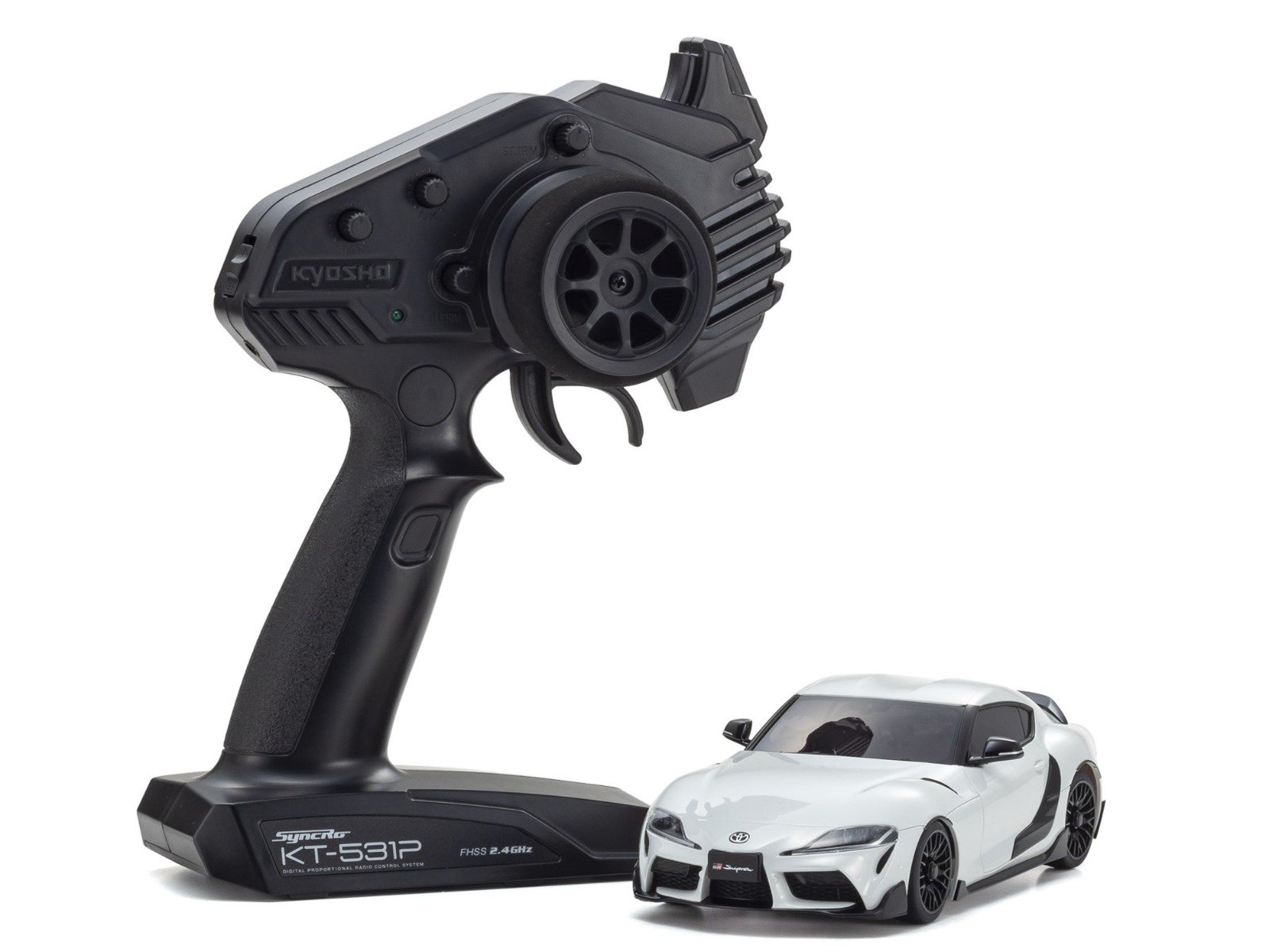 32378W MINI-Z RWD MR-04 readyset TOYOTA GR Supra TRD Aero  White Metallic 32378W  - KYOSHO RC