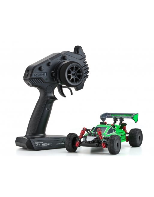 32097WGR MINI-Z Buggy Readyset INFERNO MP9 TKI White / Green 32097WGR
