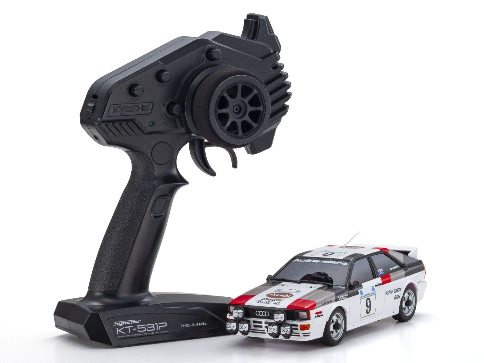 32662AC MINI-Z AWD Audi Quattro RALLY ACROPOLIS 1982 WINNER No.9 32662AC  - KYOSHO RC