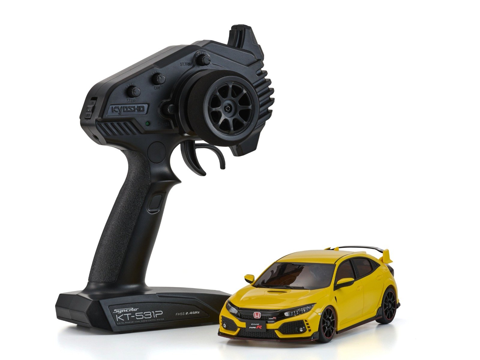 32661Y MINI-Z AWD Honda CIVIC Type R Sunlight Yellow II 32661Y  - KYOSHO RC