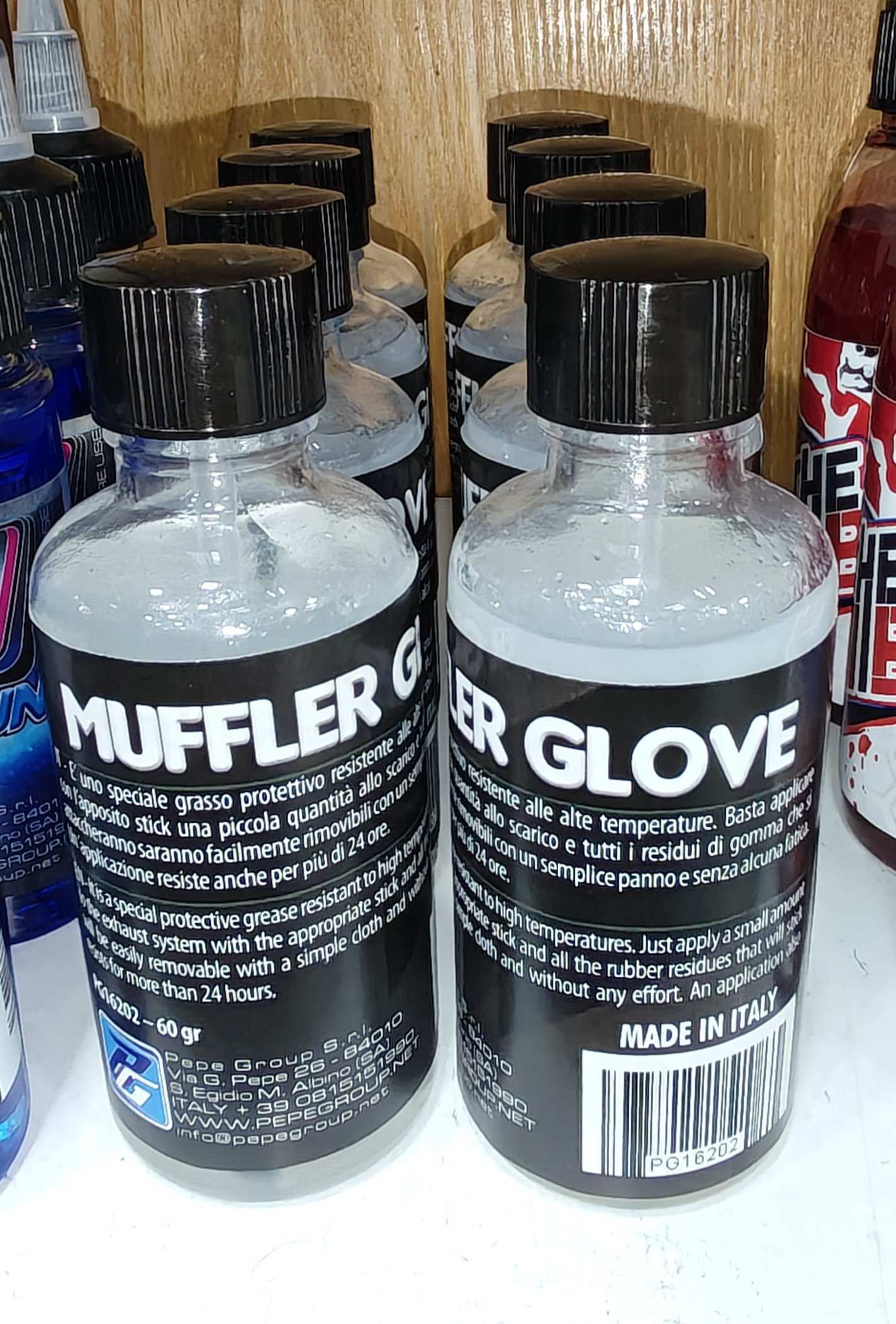 PG16202 MUFFLER GLOVE EXHAUST GREASE 80gram
