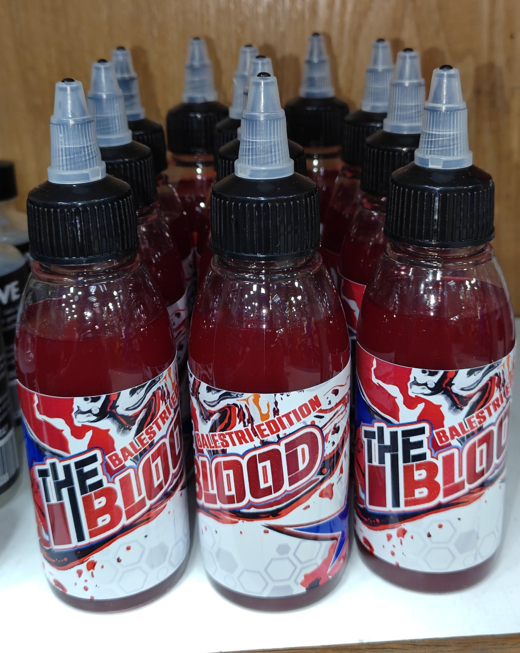 PG19105 The BLOOD "Balestri Edition" Tyres Additive Foam Asphalt - RED 80g